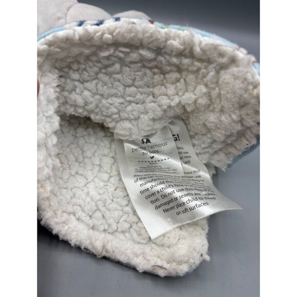 Petite L'amour Elephant Plush Lovey Security Blanket Sherpa - Picture 5 of 5